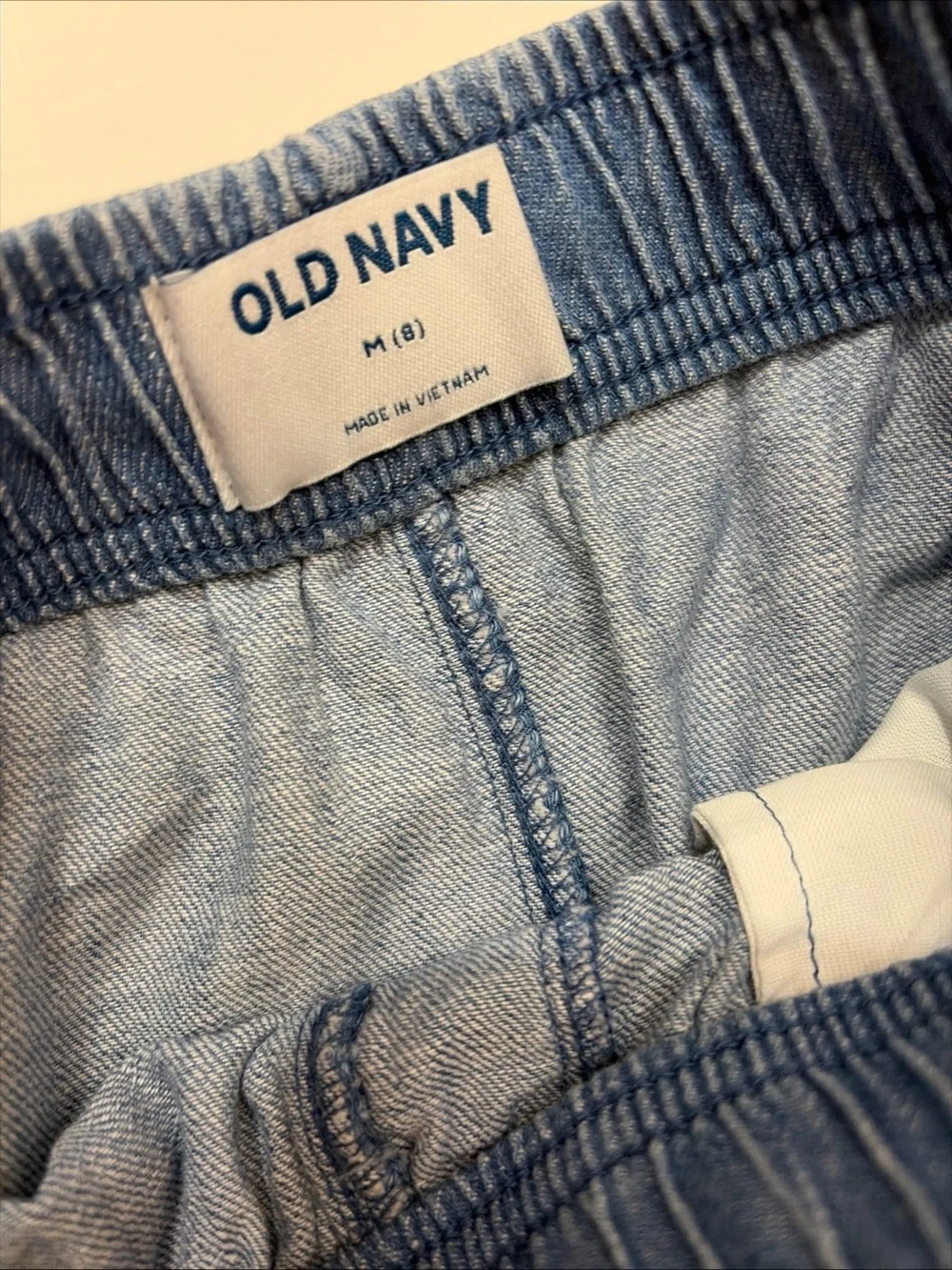 Old Navy Girls Medium 8 Wide Leg Pull-On Denim Pants